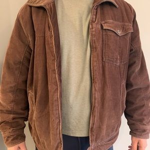 Brown Corduroy Mens Hacket